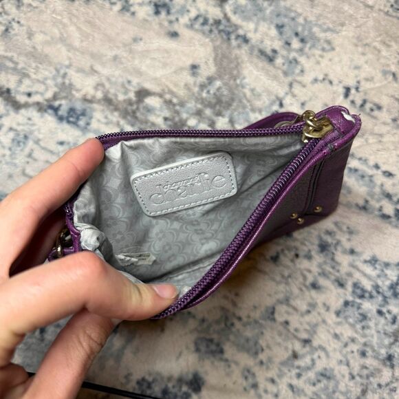 Purple Charming Charlie Purse Wallet Coin Pouch Clutch Set of Three - Picture 2 of 9